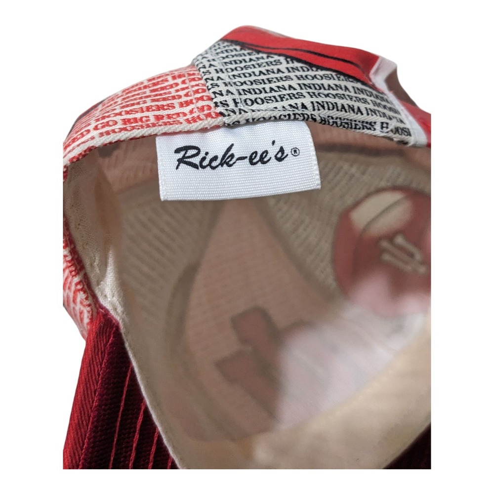 Vintage Indiana Hoosiers Hat Snapback Basketball Graphic Made in USA‎ Rare - Picture 4 of 6